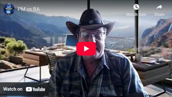 project management versus business analysis