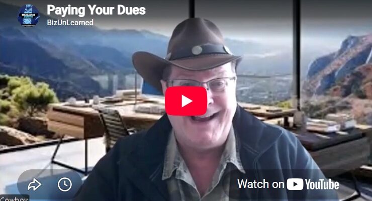 paying your dues