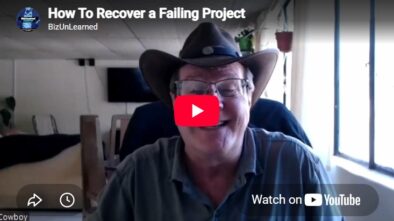 How To Recover a Failing Project