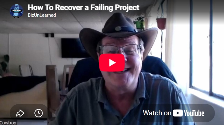 How To Recover a Failing Project